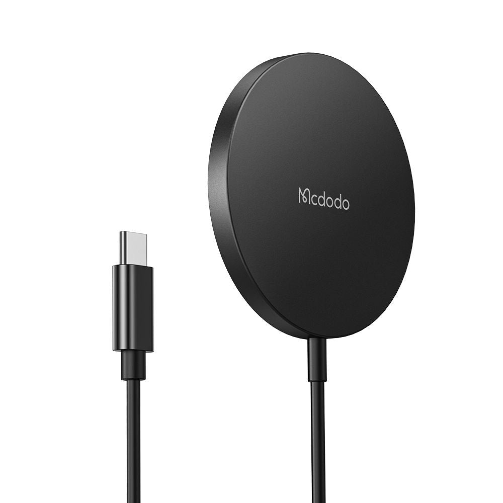 Mcdodo Μαγνητικός Ασύρματος Φορτιστής MagSafe 15W - Moon Series - Black