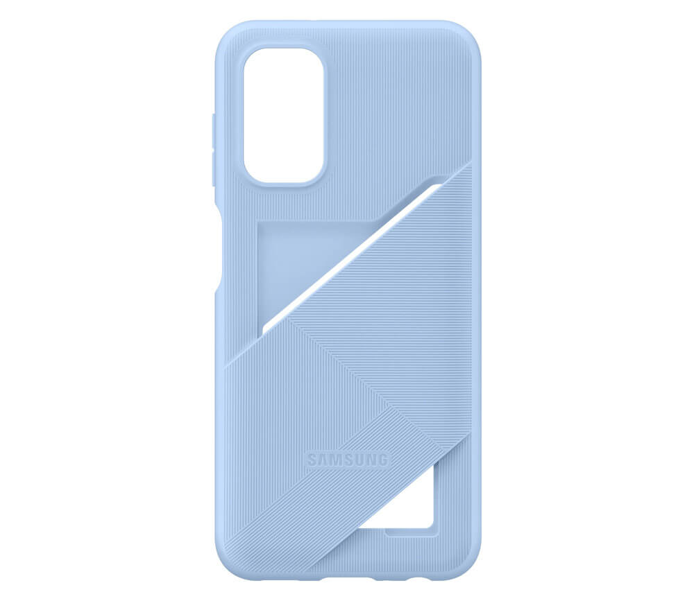 Samsung Card Slot Cover Samsung Galaxy A13 4G Θήκη Σιλικόνης με Υποδοχή για Κάρτα - Blue - EF - OA135TLEGWW