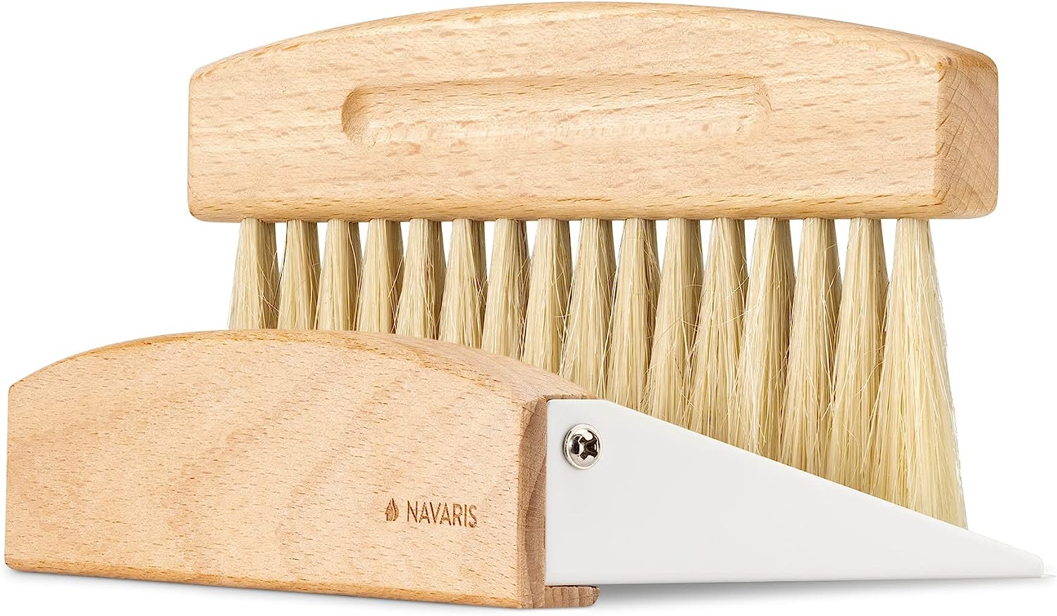 Navaris Σετ Μίνι Σκούπα Χειρός με Φαράσι - White / Light Brown - 54917.02