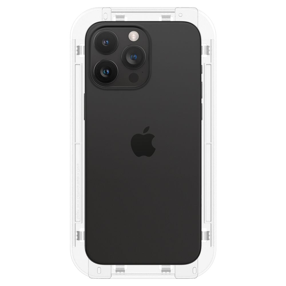 Spigen iPhone 15 Pro Glas.TR EZ Fit 0.2mm 2.5D 9H Tempered Glass Αντιχαρακτικό Γυαλί Οθόνης - Clear - AGL06898