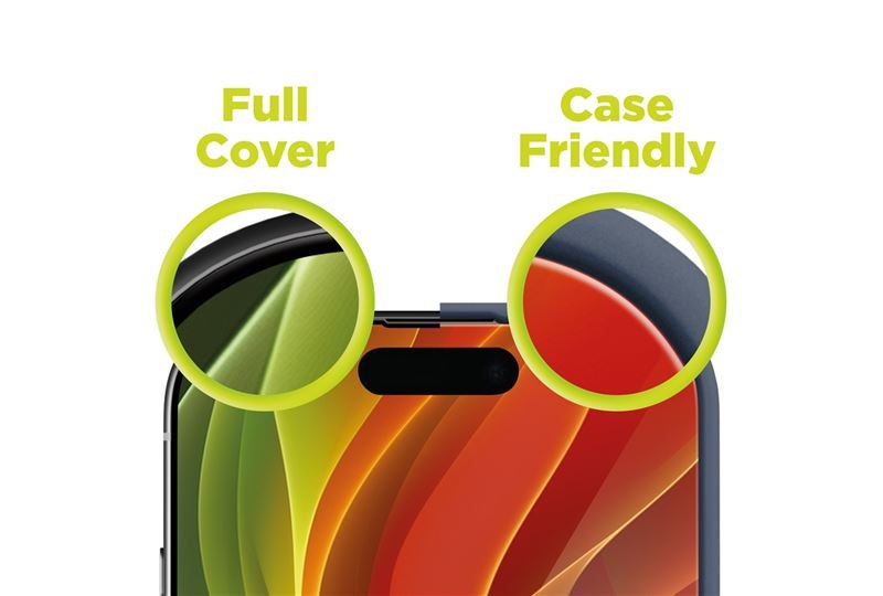 Mobile Origin iPhone 17 Pro Max - 9H Full Screen Αντιχαρακτικό Γυαλί Οθόνης με Πλαίσιο Τοποθέτησης - Screen Guard - Black