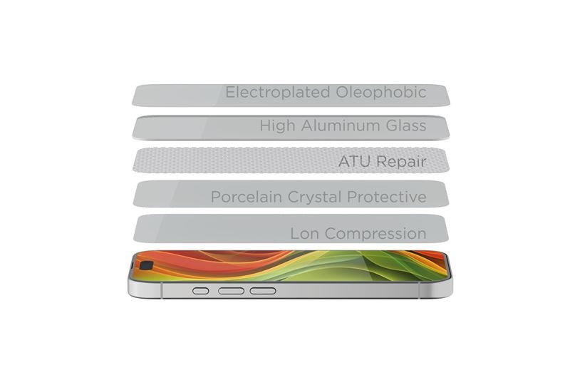 Mobile Origin iPhone 17 Pro Max - 9H Full Screen Αντιχαρακτικό Γυαλί Οθόνης με Πλαίσιο Τοποθέτησης - Screen Guard - Black