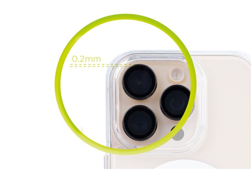 Mobile Origin iPhone 17 - Προστασία Κάμερας - Αντιχαρακτικό Γυαλί - Easy Lens Guards - Black