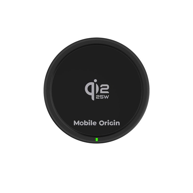 Mobile Origin Μαγνητική Βάση Αυτοκινήτου Αεραγωγού με Ασύρματη Φόρτιση MagSafe Qi2 25W - CA24 - Black