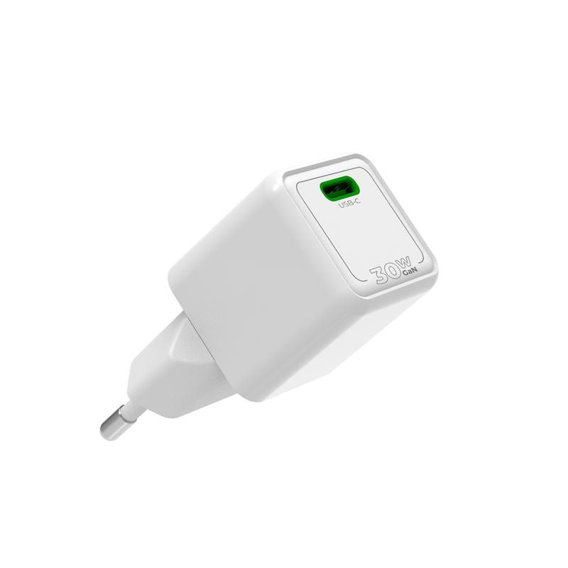 Mobile Origin Οικιακός Φορτιστής Γρήγορης Φόρτισης GaN 30W με 1 Θύρα Type - C - PW23 - White
