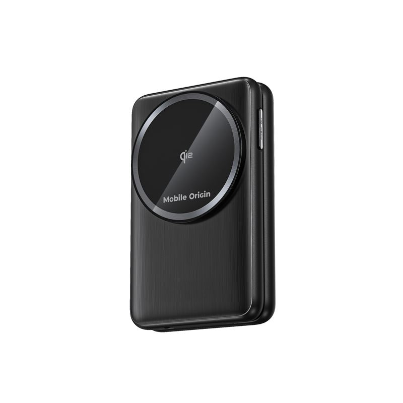 Mobile Origin PW8 - 3in1 Αναδιπλούμενος Ασύρματος MagSafe Qi2 Φορτιστής 15W - Black