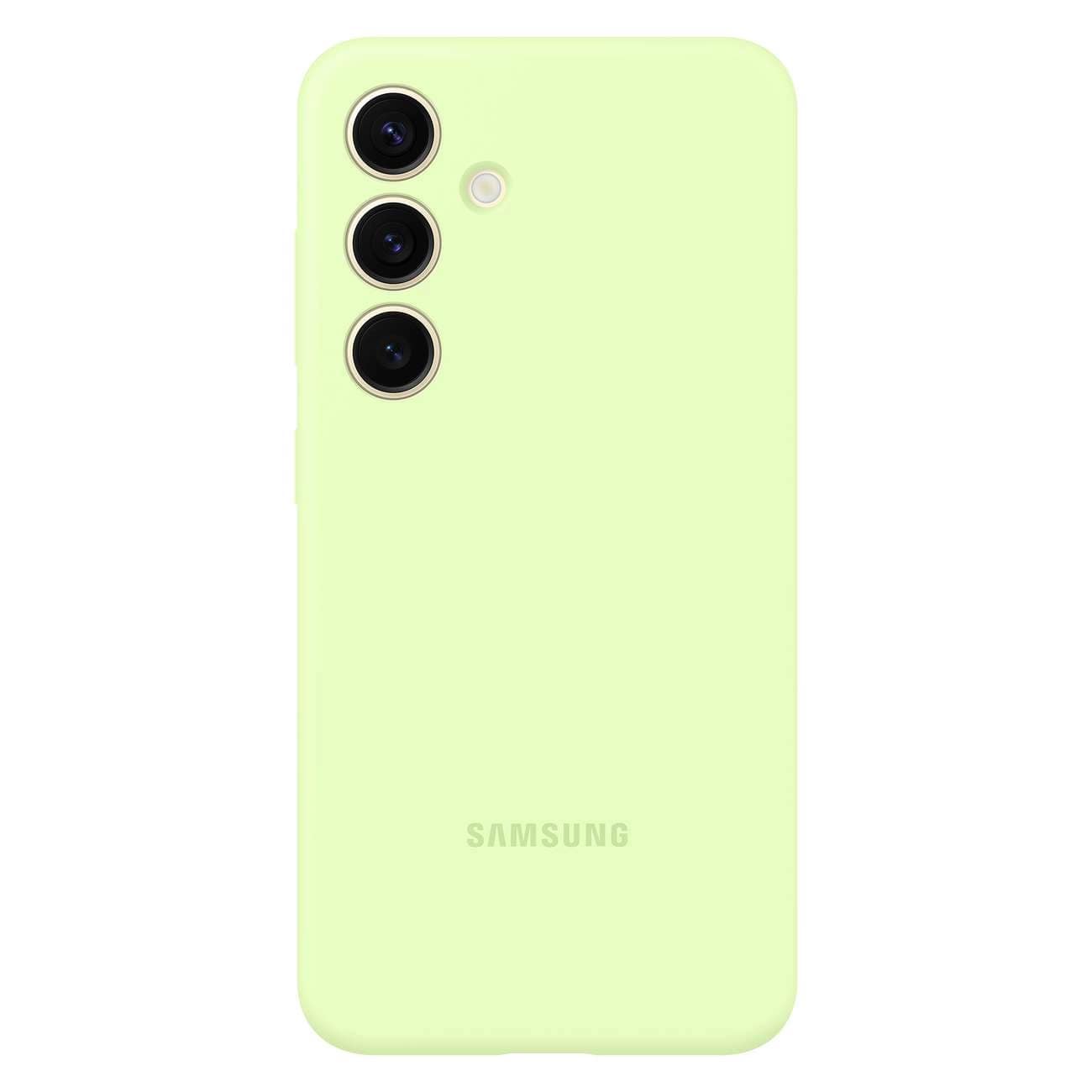 Samsung Silicone Cover Samsung Galaxy S24 Θήκη Σιλικόνης - Lime Green - EF - PS921TGEGWW