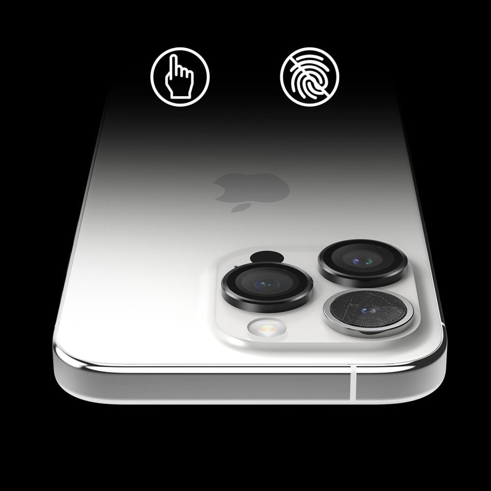 Ringke iPhone 15 Pro Lens Frame Glass Αντιχαρακτικό Γυαλί για την Κάμερα - Black