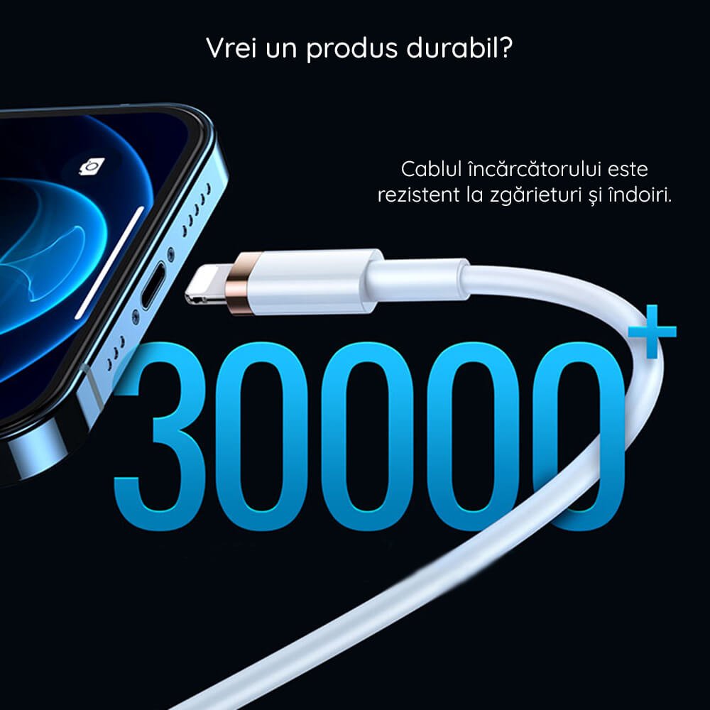 Usams Travel Charger Kit 33W Οικιακός Φορτιστής με 1 Θύρα Type - C και 1 Θύρα USB και καλώδιο Type - C to Lightning 20W - Black - UDTZ01