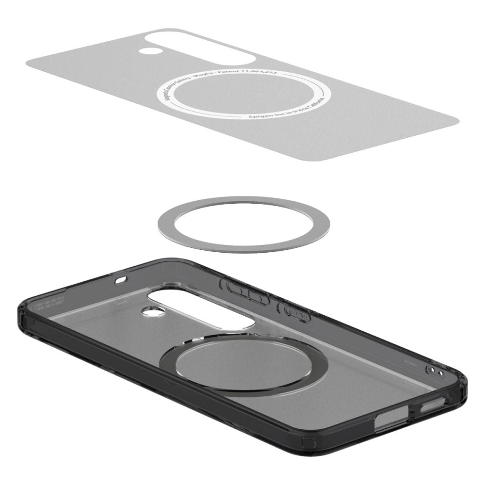 Spigen Samsung Galaxy S25 - Ultra Hybrid Mag - Σκληρή Θήκη με Πλαίσιο Σιλικόνης Και MagSafe - Frost Black