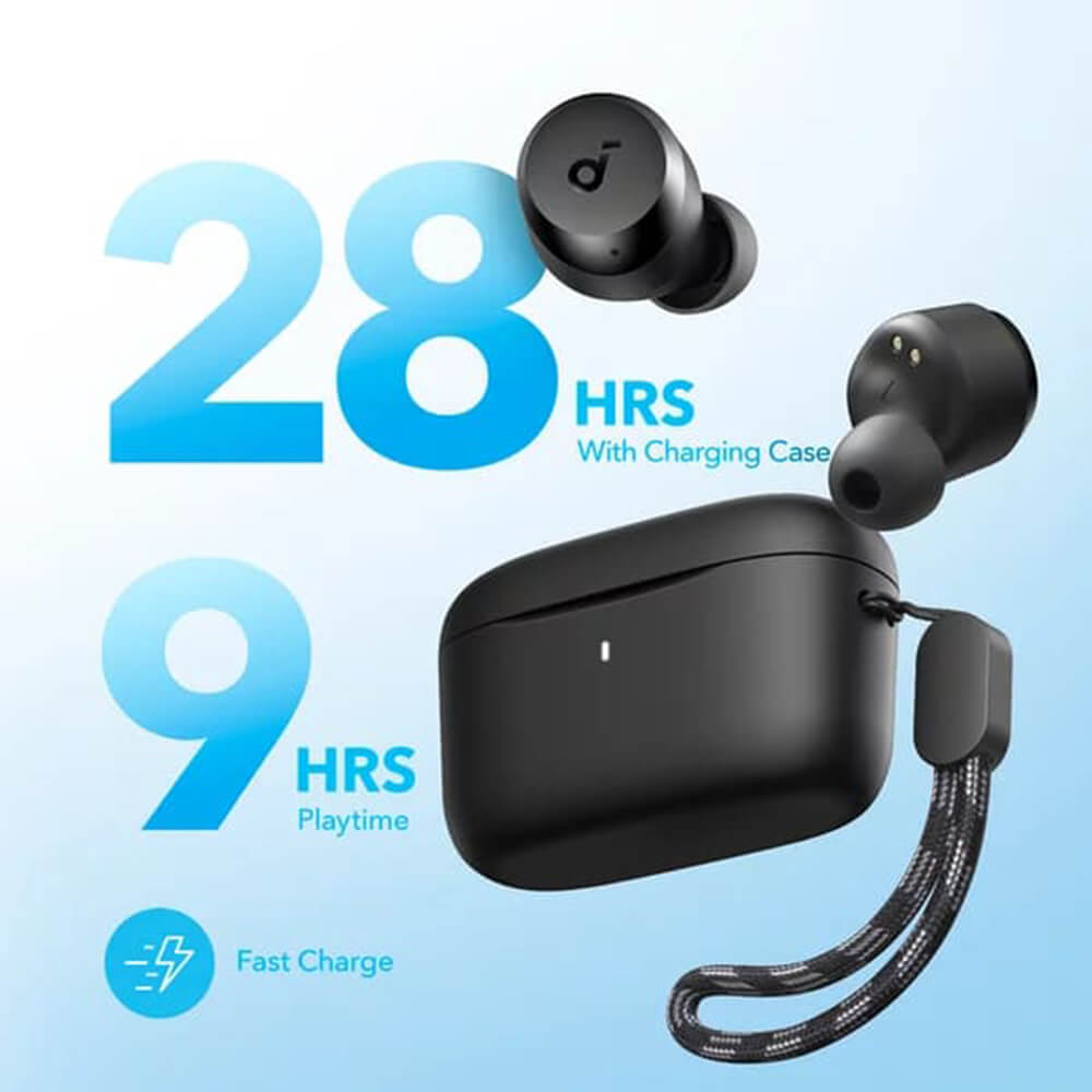Anker A25i - TWS Bluetooth 5.3 - Ασύρματα ακουστικά για Κλήσεις / Μουσική - Black