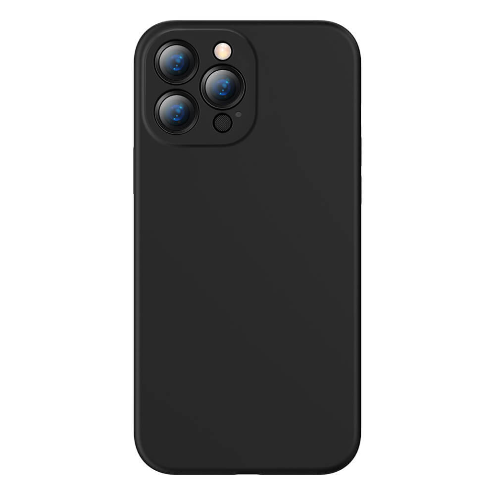 Baseus iPhone 13 Pro Liquid Gel Θήκη Σιλικόνης Rubber - Black - ARYT000101