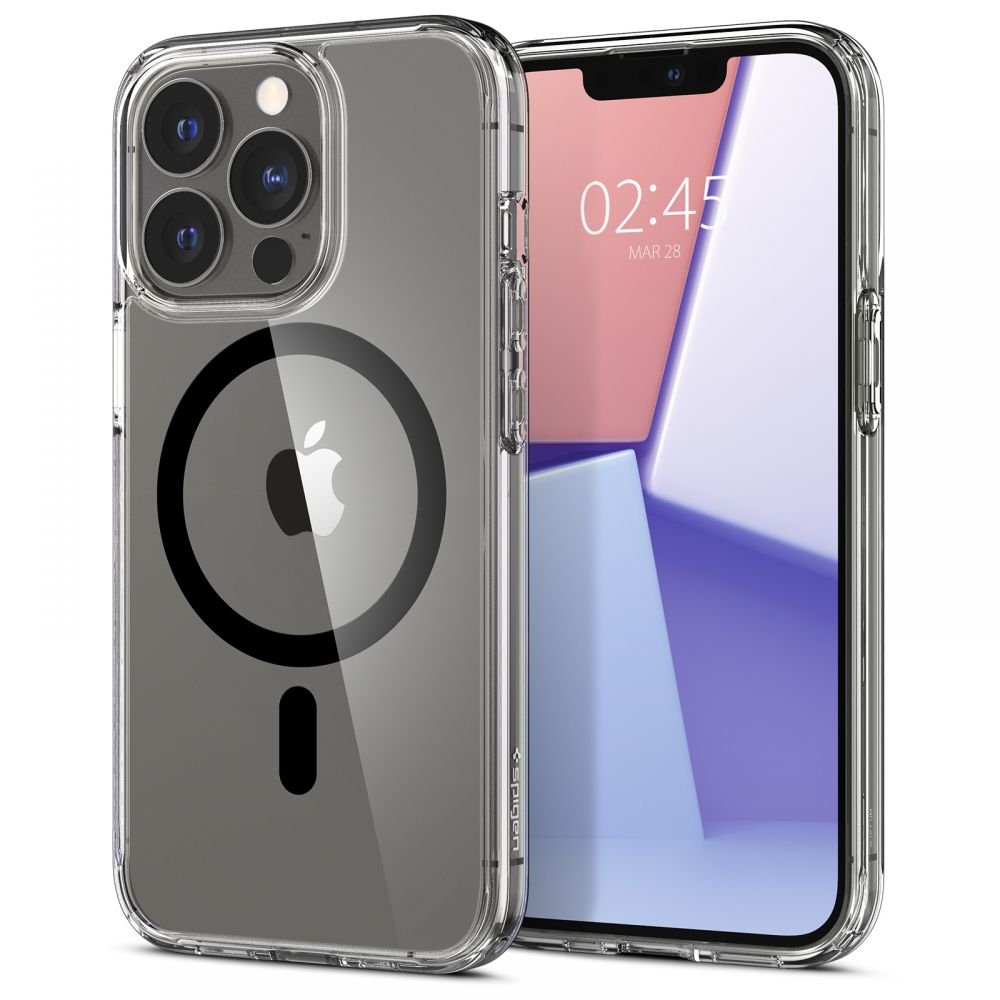 Spigen iPhone 13 Pro Ultra Hybrid Mag Σκληρή Θήκη με Πλαίσιο Σιλικόνης Και MagSafe - Black