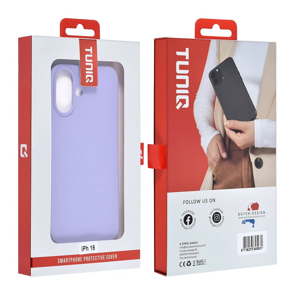 Tuniq iPhone 16 Θήκη Σιλικόνης - Purple