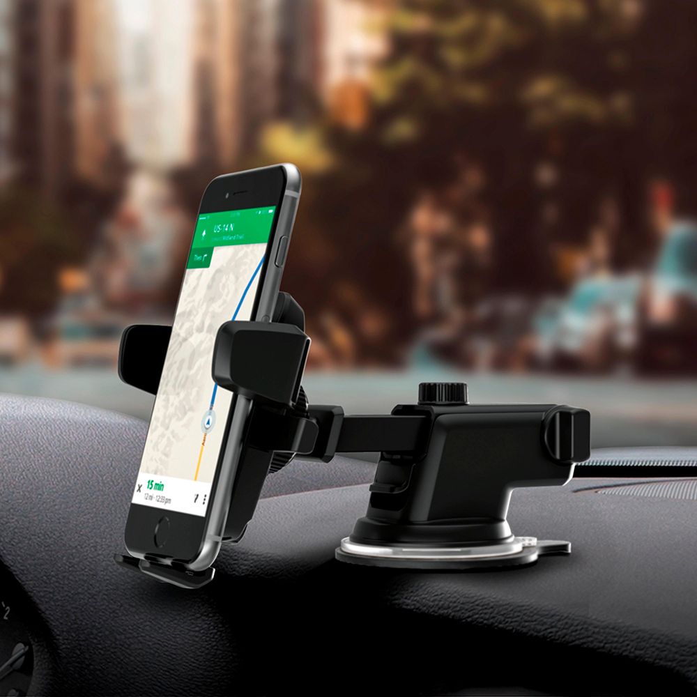 Tech - Protect V2 Universal Dash and Windshield Βάση Στήριξης Κινητών για το Αυτοκίνητο - Black