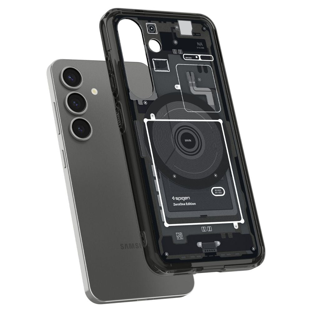 Spigen Samsung Galaxy S25 - Ultra Hybrid Mag - Σκληρή Θήκη με Πλαίσιο Σιλικόνης Και MagSafe - Zero One Black
