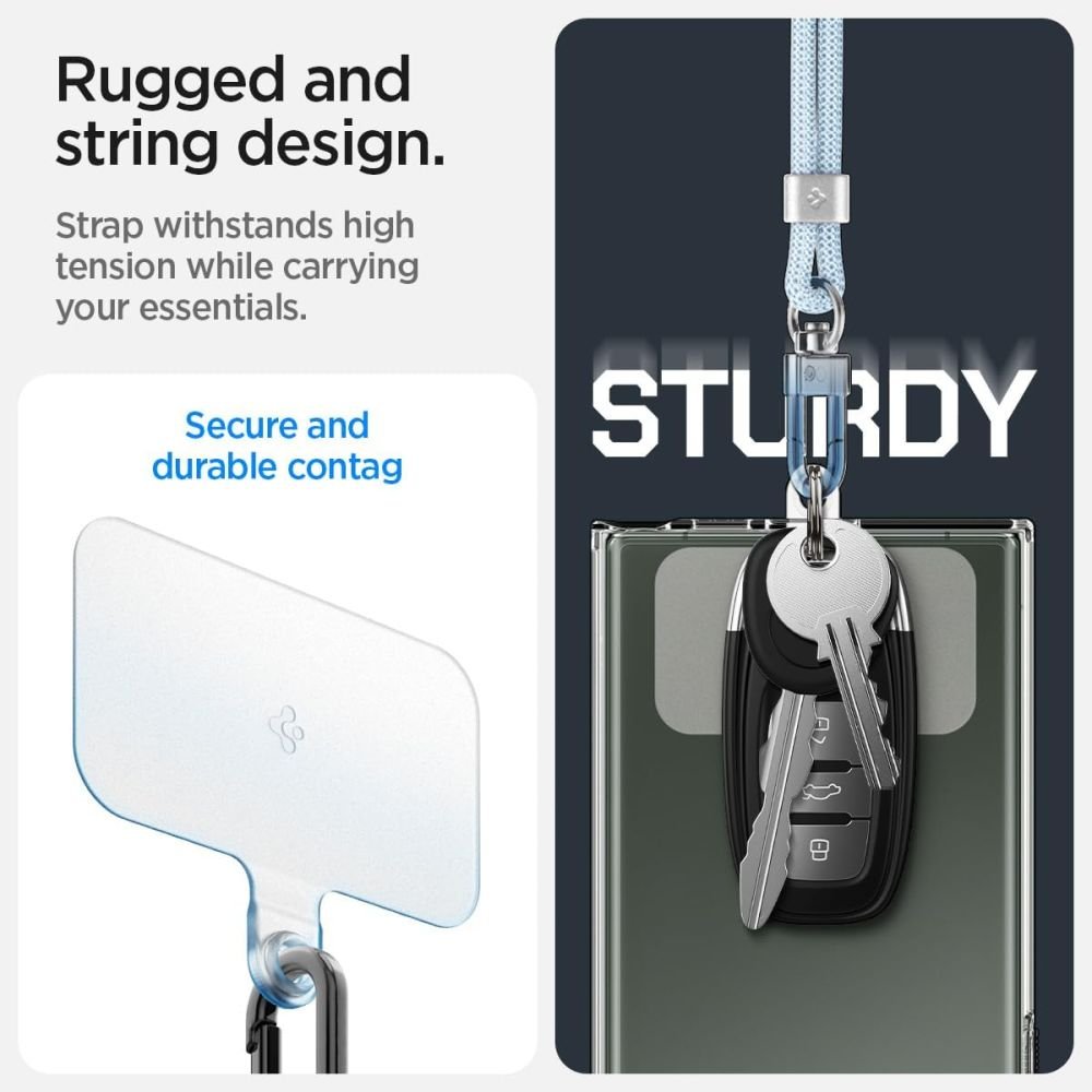 Spigen Universal Σετ με 2 Λουράκια για Θήκη Κινητού - Mute Blue - AFA08364
