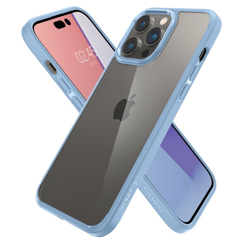 Spigen iPhone 14 Pro Max Ultra Hybrid Σκληρή Θήκη με Πλαίσιο Σιλικόνης - Sierra Blue