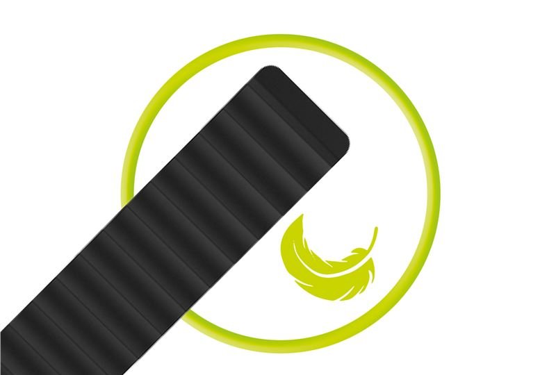 Mobile Origin Λουράκι Apple Watch 4/5/6/7/8/9/10/11 - SE (1/2/3) - Ultra (1/2/3) - 42/44/45/49mm Strap II Σιλικόνης - Black / Black