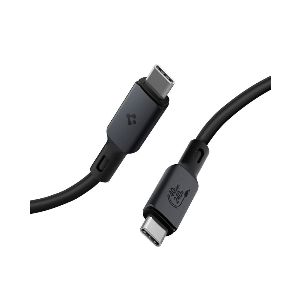 Spigen PB2203 ArcWire - Καλώδιο Γρήγορης Φόρτισης Type - C to Type - C 120cm - PD240W - Black