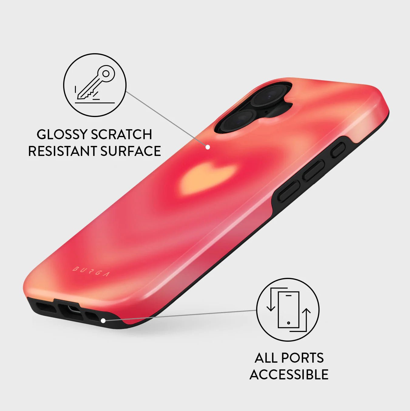 Burga iPhone 16 Fashion Tough MagSafe Σκληρή Θήκη με MagSafe - Awakening