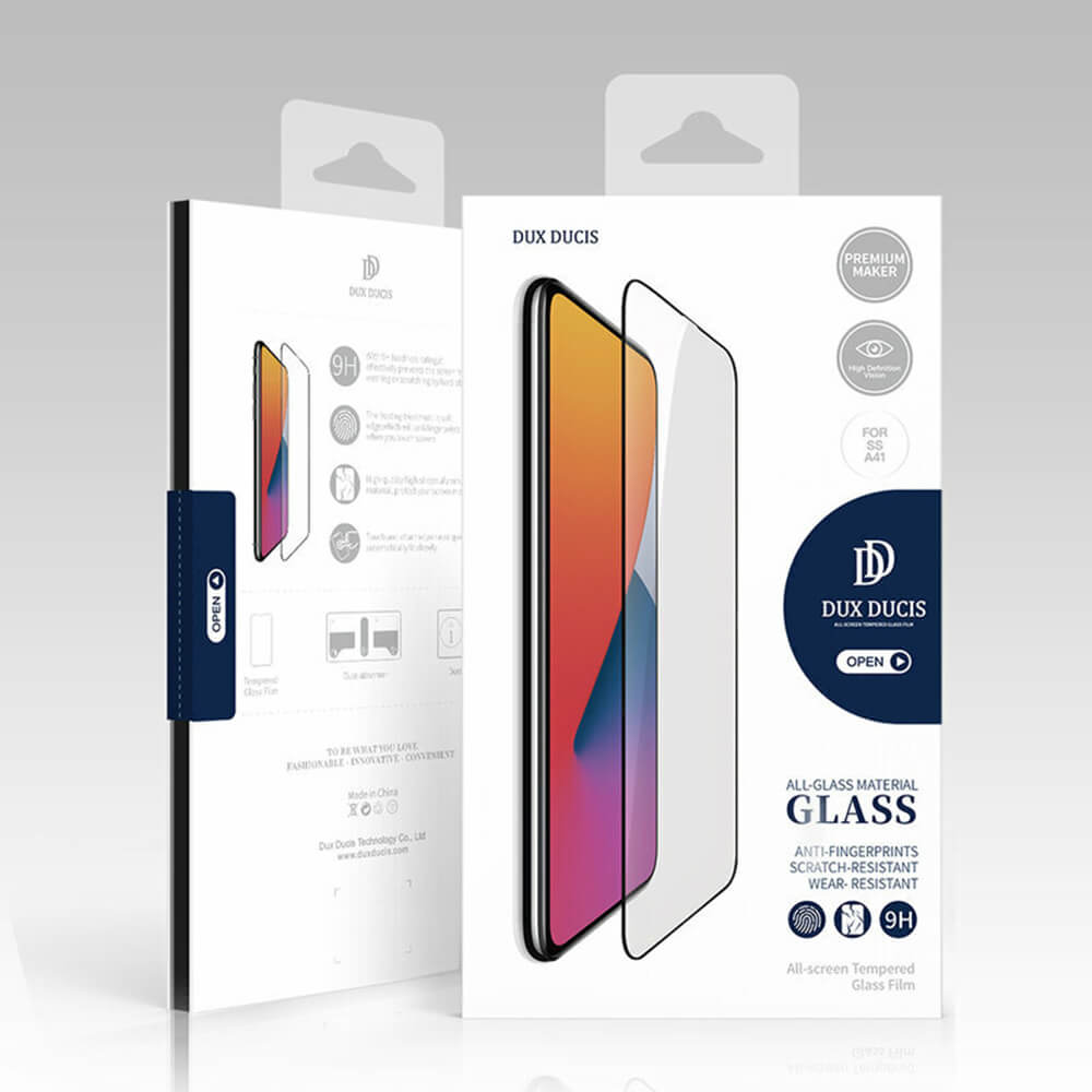Dux Ducis Samsung Galaxy S25 Edge 9D 9H Full Screen Case Friendly Tempered Glass Αντιχαρακτικό Γυαλί Οθόνης - Black