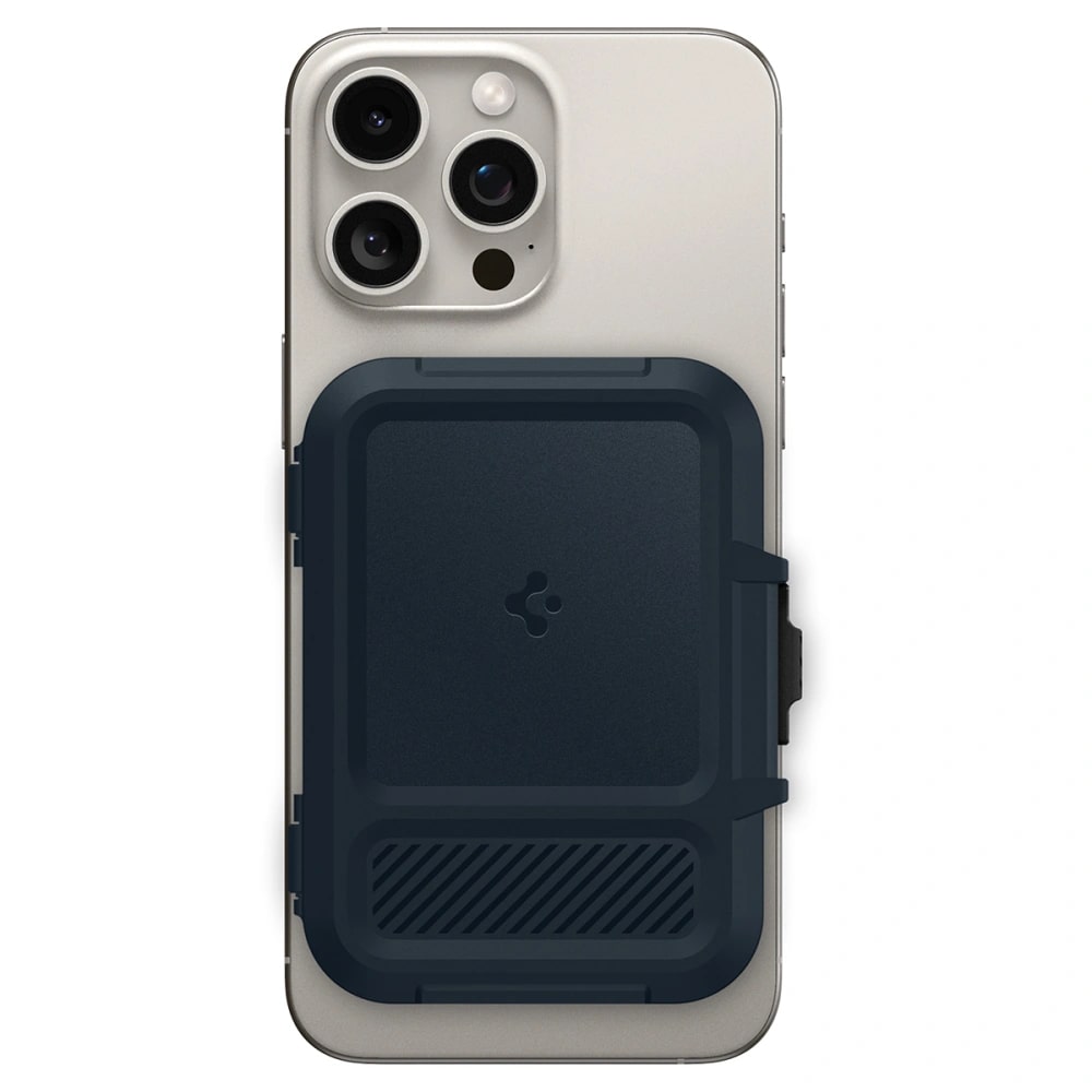 Spigen Lock Fit MagSafe Universal Magnetic Card Holder - Θήκη για Κάρτες - Metal Slate