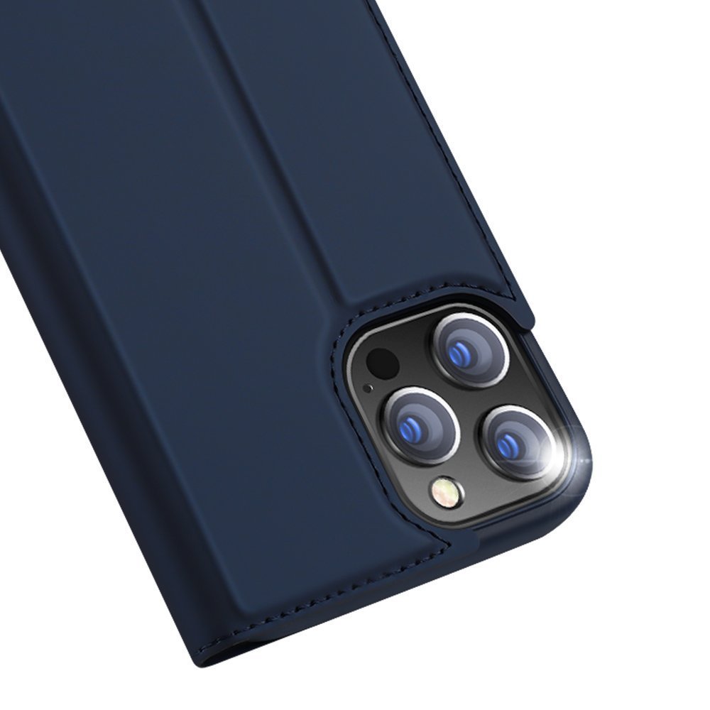 Dux Ducis iPhone 13 Pro Flip Stand Case Θήκη Βιβλίο - Blue