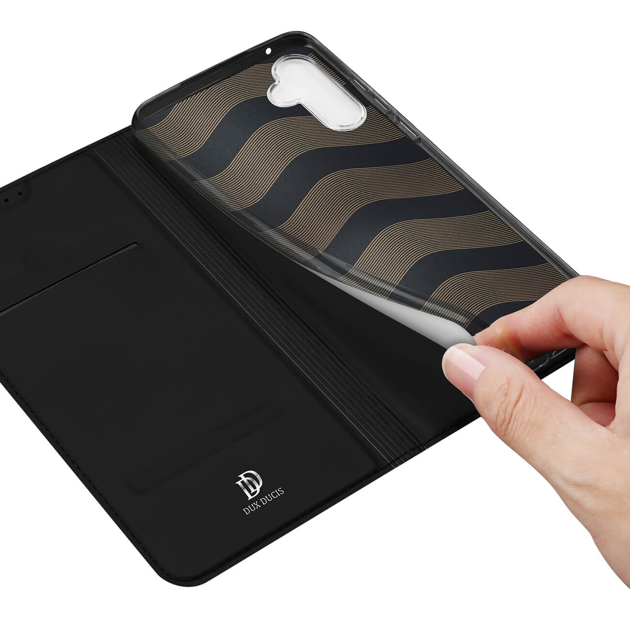 Dux Ducis Samsung Galaxy A34 5G Flip Stand Case Θήκη Βιβλίο - Black