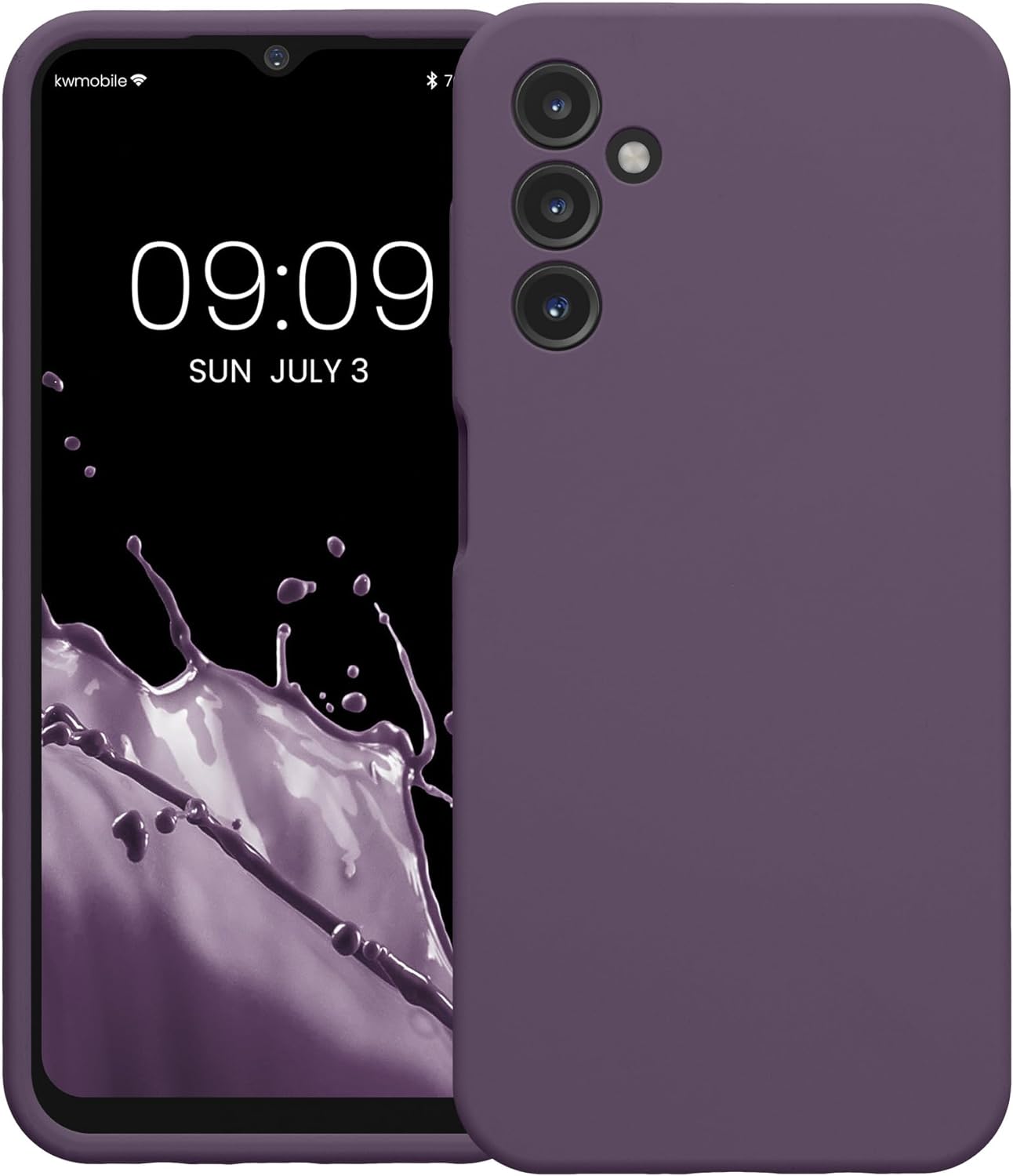 KW Samsung Galaxy A14 5G Θήκη Σιλικόνης Rubberized TPU - Light Iris