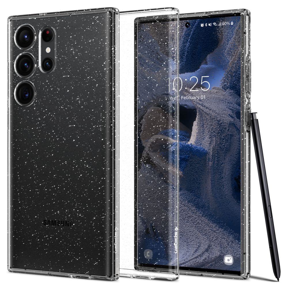Spigen Samsung Galaxy S23 Ultra Liquid Crystal Θήκη Σιλικόνης - Glitter Crystal