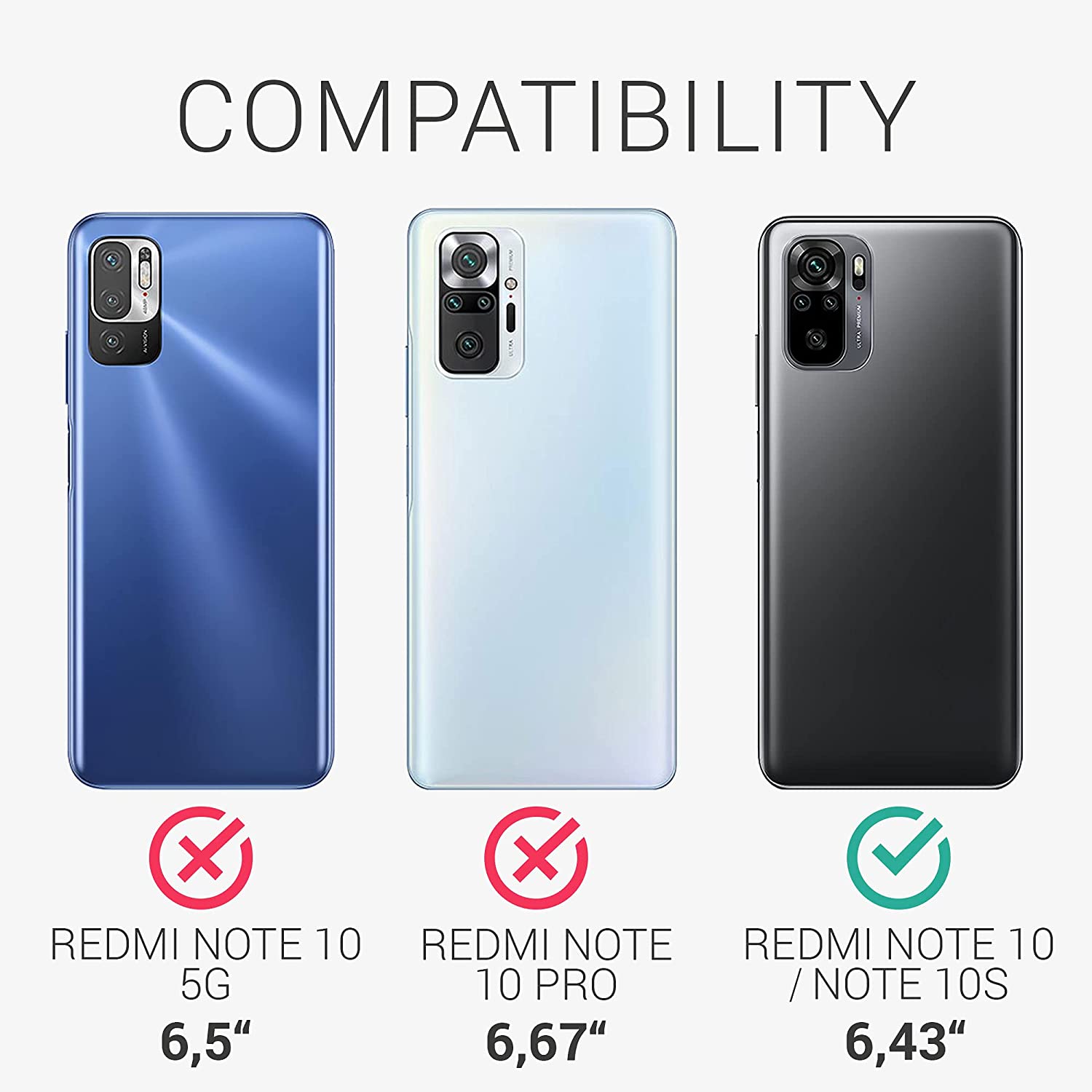 KW Xiaomi Redmi Note 10 / Note 10s / Poco M5s Θήκη Σιλικόνης TPU - Arctic Blue - 54541.207