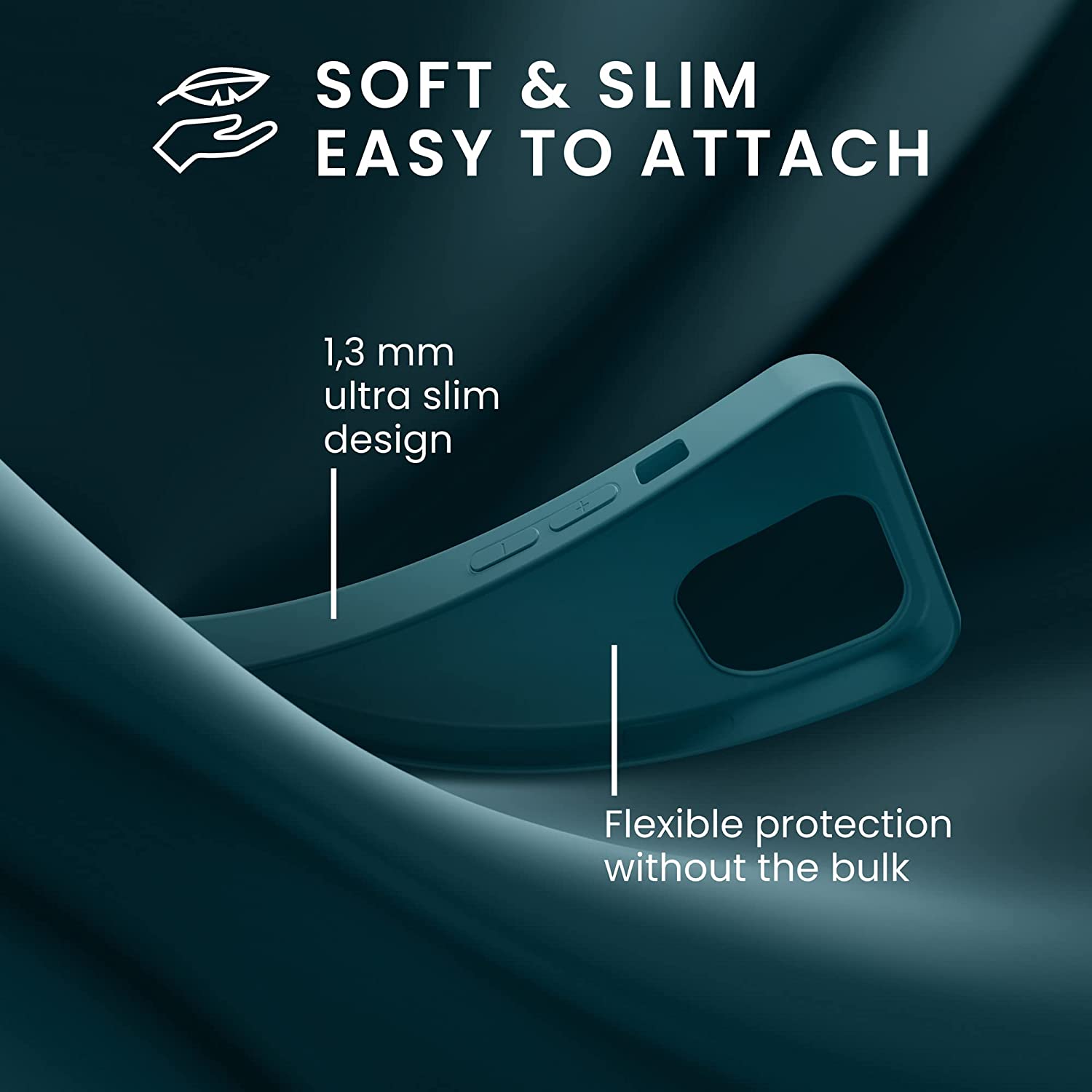 KW iPhone 14 Pro Λεπτή Θήκη Σιλικόνης TPU - Teal Matte - 59077.57