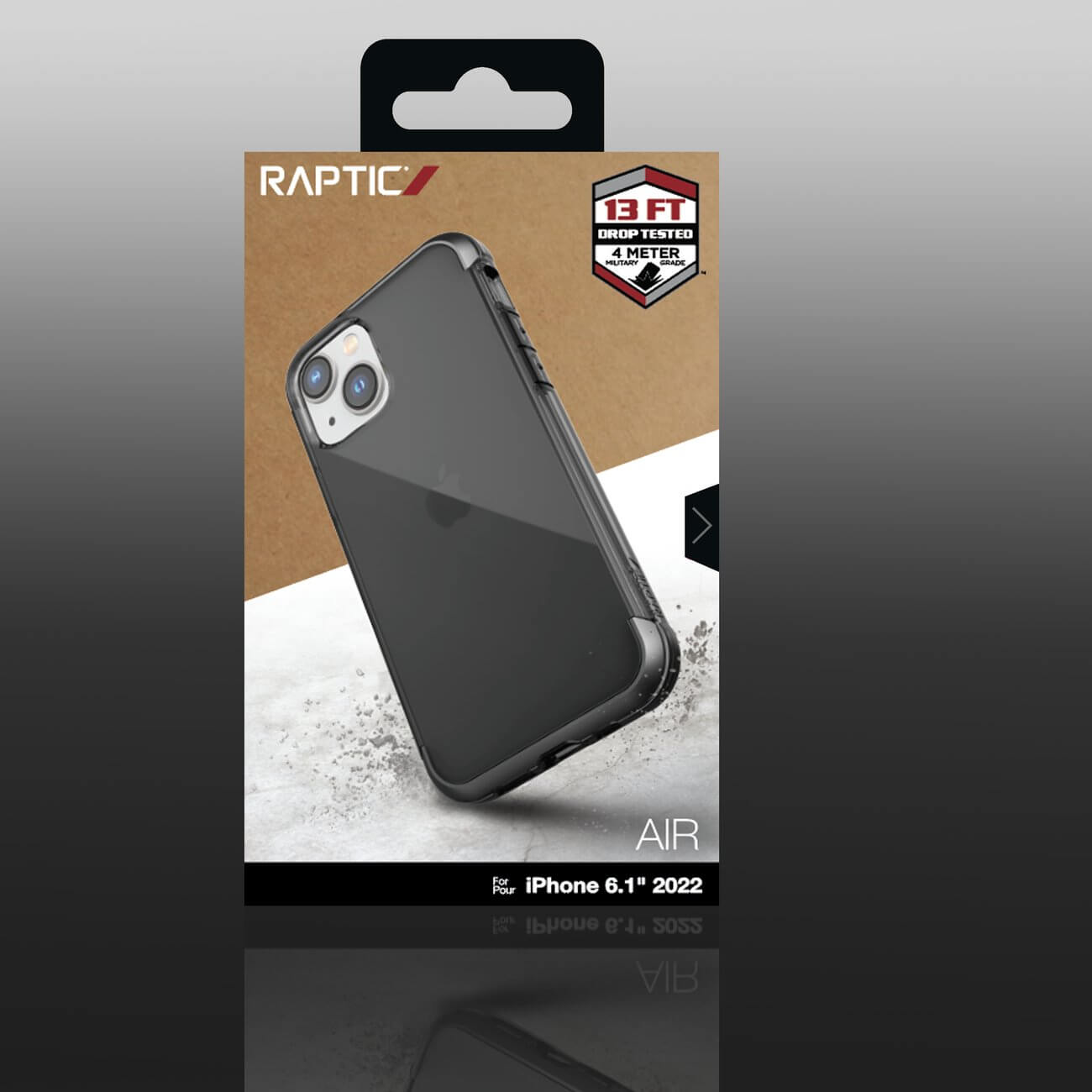 X - Doria Raptic iPhone 14 Air Case Θήκη Σιλικόνης - Grey