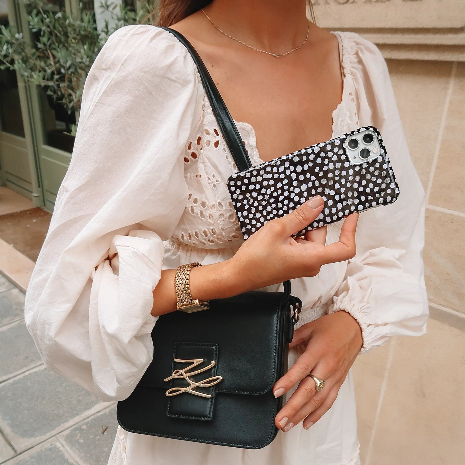 Burga iPhone 12 / 12 Pro Fashion Tough Σκληρή Θήκη - Night Sky