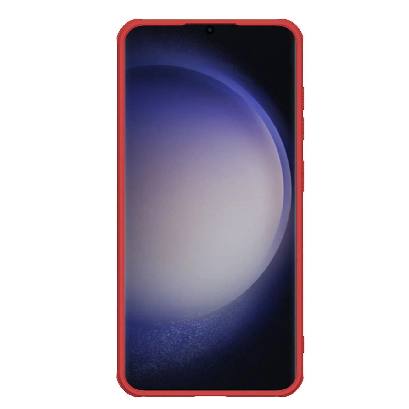 Nillkin Samsung Galaxy S24+ Super Frosted Shield Pro Σκληρή Θήκη με Πλαίσιο Σιλικόνης - Red