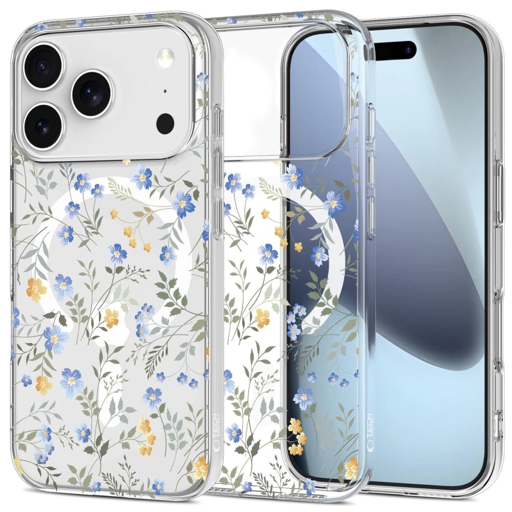 Tech - Protect iPhone 17 Pro Max Flexair Θήκη Σιλικόνης TPU με MagSafe - Spring Flowers