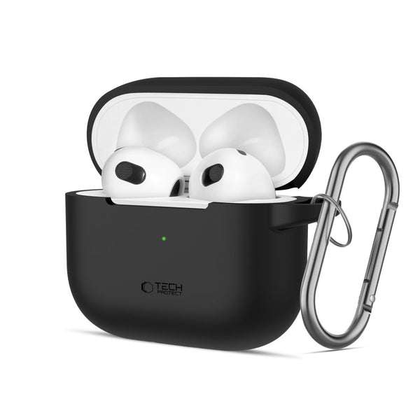 Tech - Protect AirPods 3 Θήκη Σιλικόνης - Silicone Hook - Black