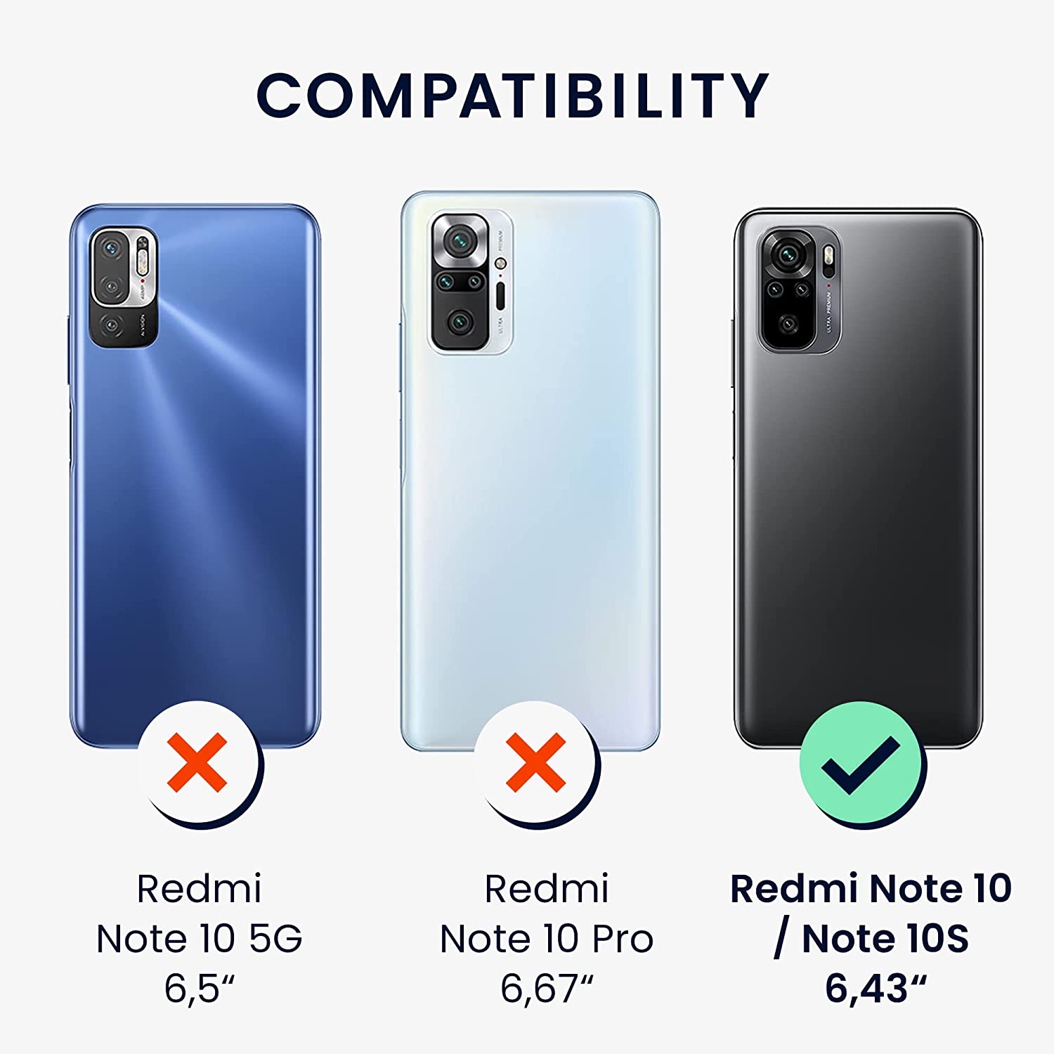 KW Xiaomi Redmi Note 10 / Note 10s / Poco M5s Θήκη Πορτοφόλι Stand Canvas - Anthracite / Black - 56898.73