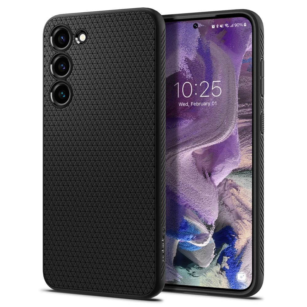 Spigen Samsung Galaxy S23 Liquid Air Θήκη Σιλικόνης - Matte Black