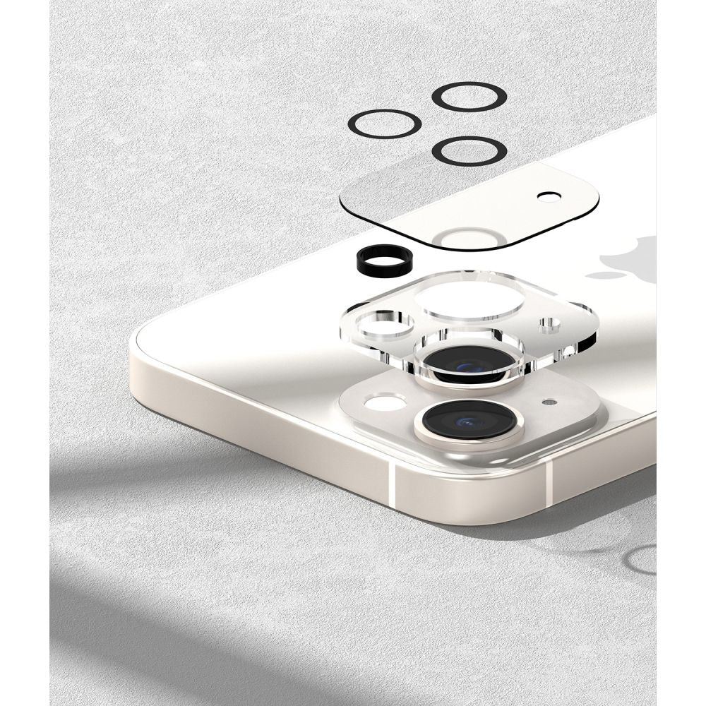 Ringke iPhone 14 / iPhone 14 Plus Camera Protector Αντιχαρακτικό Γυαλί για την Κάμερα - 2 Τεμάχια - Διάφανο