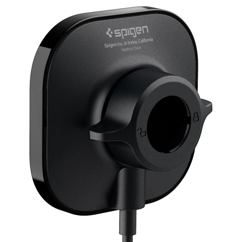 Spigen ITS12W OneTap Μαγνητική Βάση Αυτοκινήτου Αεραγωγού με Ασύρματη Φόρτιση MagSafe - Black
