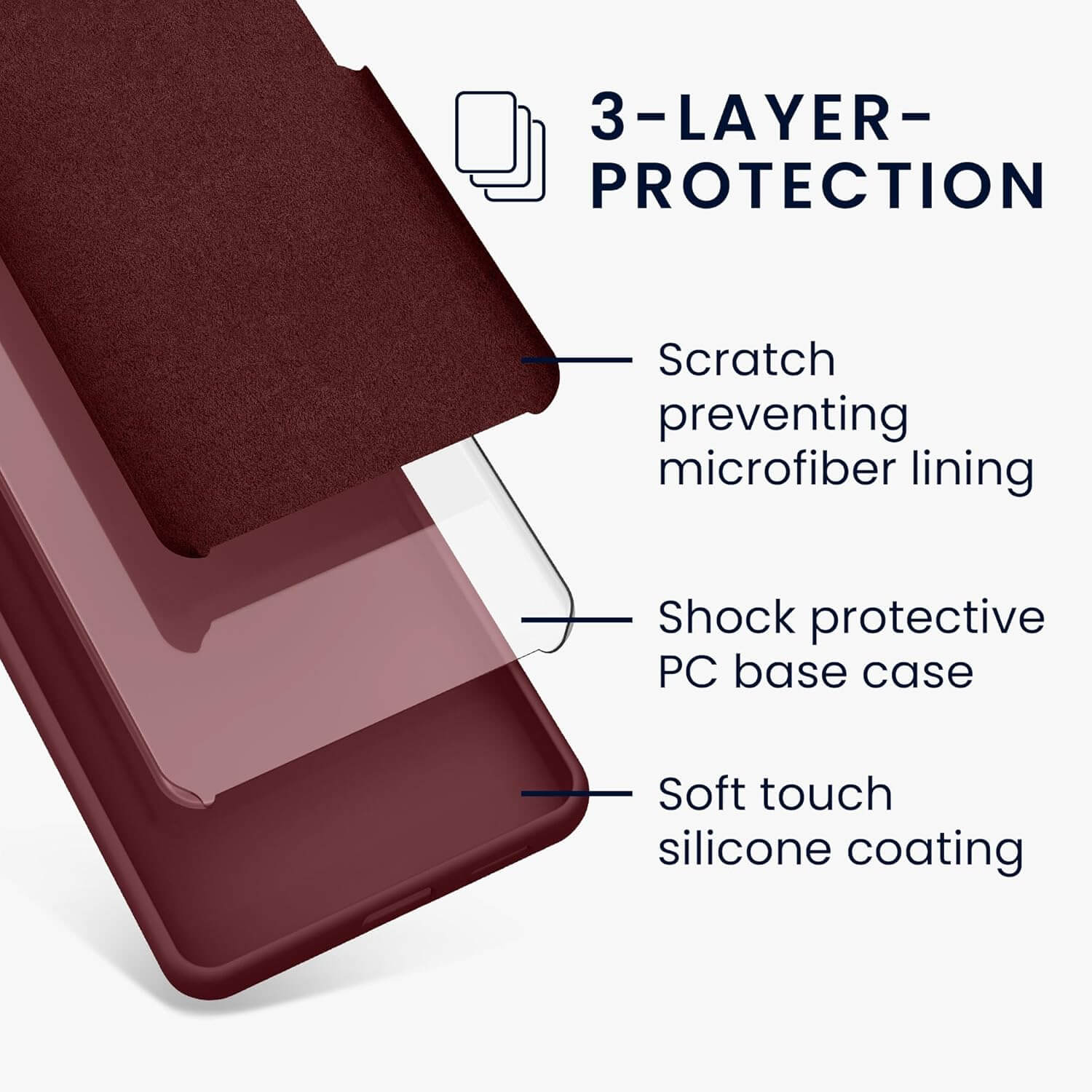 KW Samsung Galaxy A16 4G / A16 5G Θήκη Σιλικόνης Rubberized TPU - Bordeaux Purple