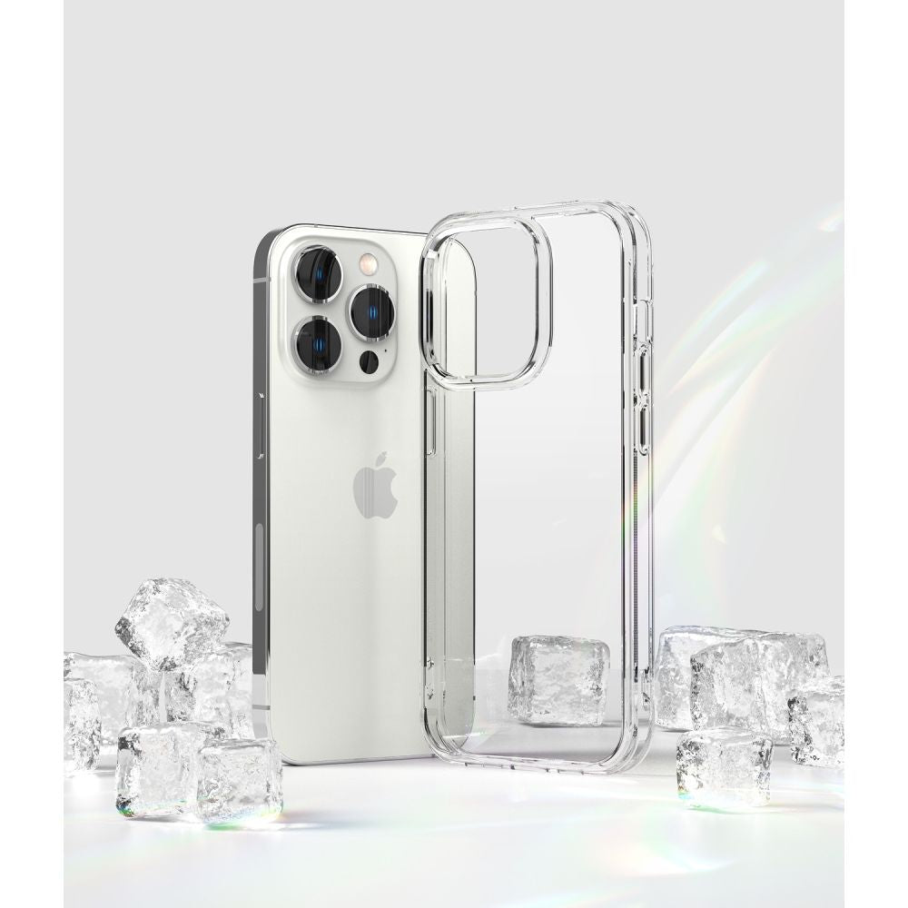 Ringke iPhone 14 Pro Max Fusion Σκληρή Θήκη με Πλαίσιο Σιλικόνης - Διάφανη