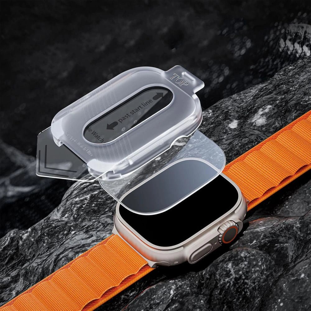 Tech - Protect Προστασία Οθόνης Apple Watch Ultra (1/2/3) - 49mm - EASY SET+ Αντιχαρακτικό Γυαλί Οθόνης - 2 Τεμάχια - Clear
