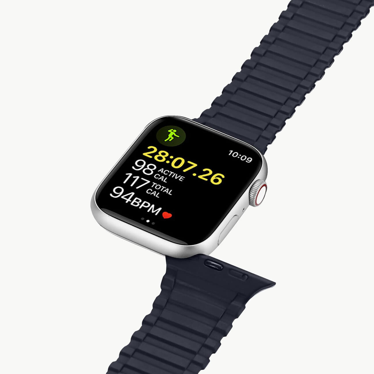 Dux Ducis Λουράκι Apple Watch 2 / 3 / 4 / 5 / 6 / 7 / 8 / 9 / SE / ULTRA 1 / ULTRA 2 - 42 / 44 / 45 / 49 mm Armor Silicone MagneticΜαγνητικό Σιλικόνης - Blue