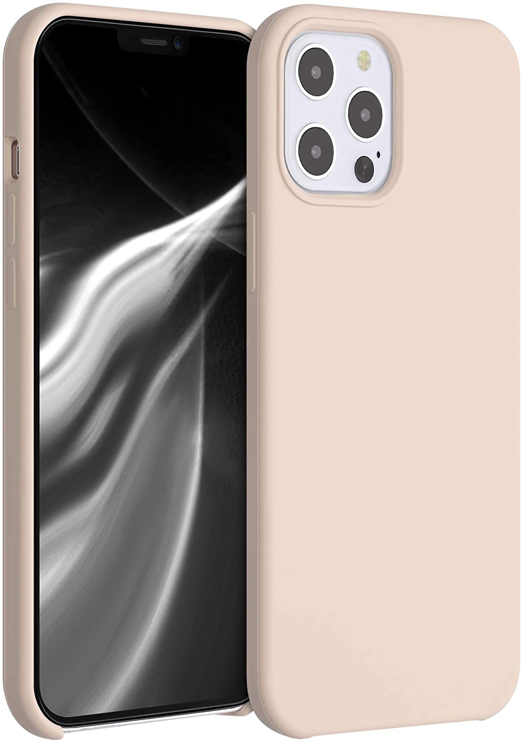 KW iPhone 12 Pro Max Θήκη Σιλικόνης Rubber TPU - Mother Of Pearl - 52644.154
