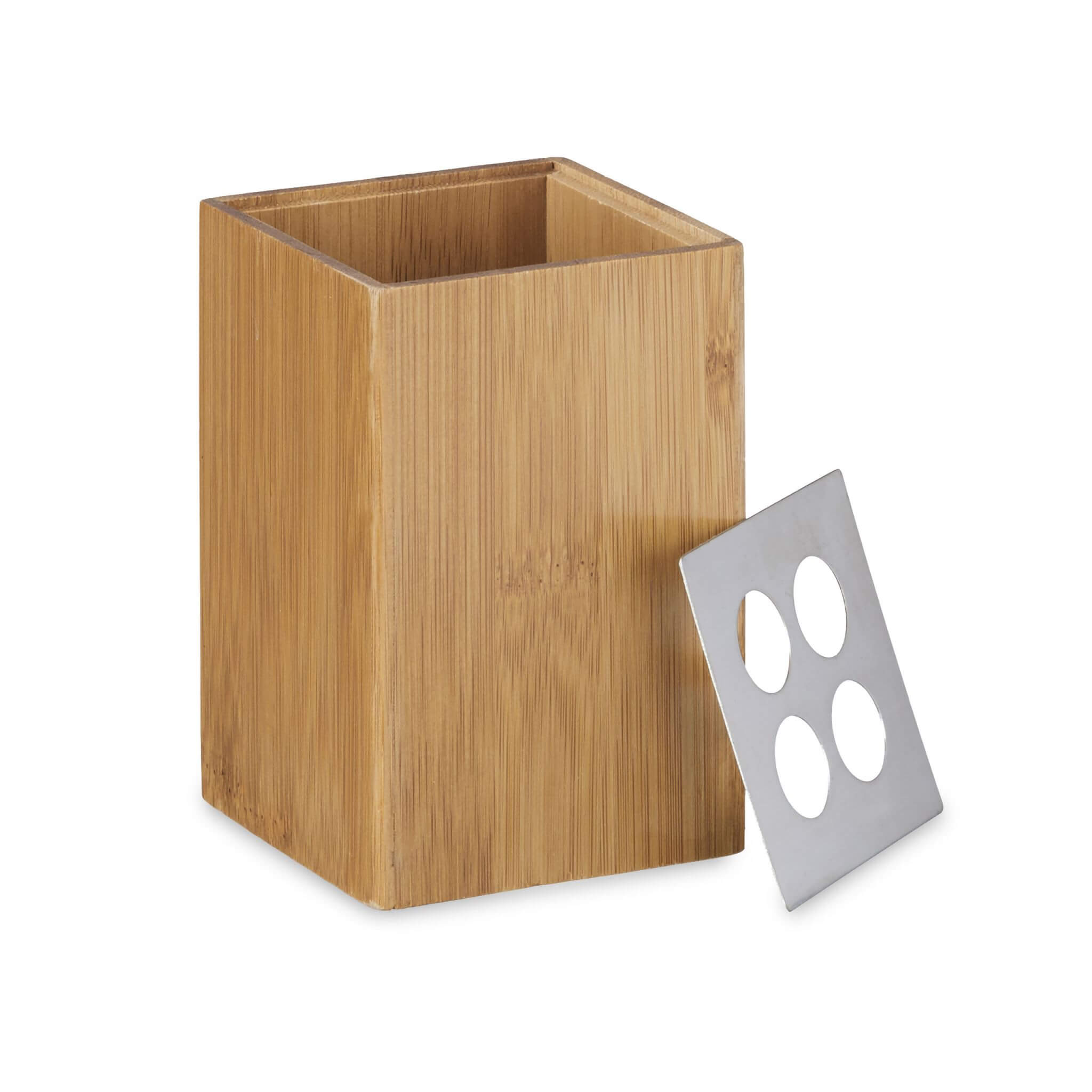 Relaxdays Ξύλινο Αξεσουάρ Μπάνιου από Bamboo - Natural - 4052025202248