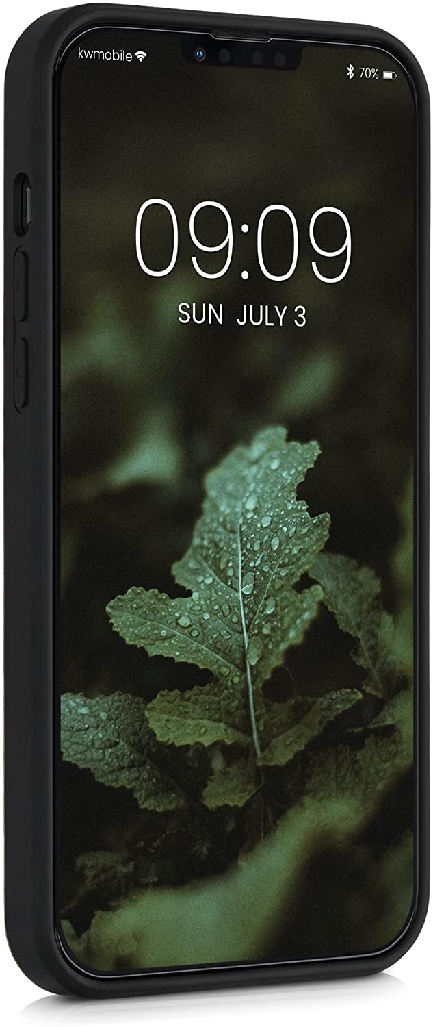 KW iPhone 13 Pro Max Θήκη από Φυσικό Ξύλο Design Indian Sun - Dark Brown - 55980.07