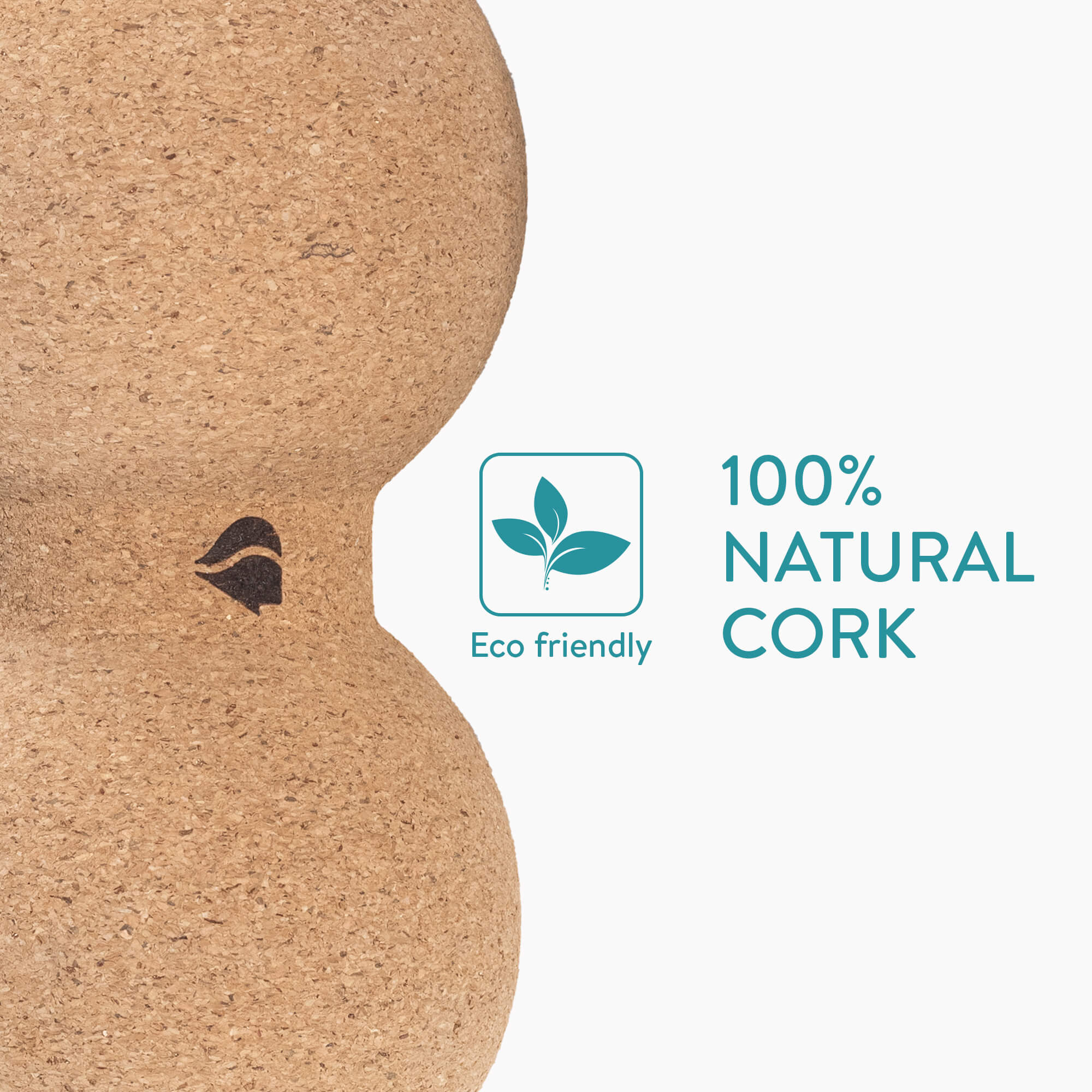 Navaris Σετ με 2 Μπάλες Μασάζ από Φελλό - Light Brown - 55331.02